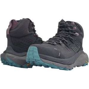 HOKA ONE ONE Women's Kaha 2 GTX Hiking Boots, Grey, Size 6.5B